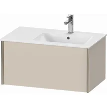 Duravit XViu Waschtisch-Unterschrank XV40260B191 81 x 40 x 48 cm, taupe matt, 1 Auszug, wandhängend, champagner matt