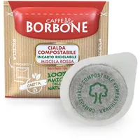 Kompostierbare Kaffeepads, Rote Kaffeemischung - 50 Pads - Kompatibel mit ESE...