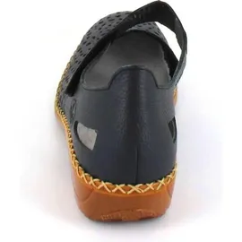 Rieker Damen 41399 Geschlossene Ballerinas, blau 40