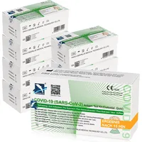 Corona Laientest Selbsttest Covid-19 Antigentest auf SARS-CoV-2 Schnelltest zur Eigenanwendung Testkassete Probentupfer Antigenextrakt 5 Stück (10)