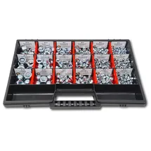 Schraubenbox24 Muttern Sortiment M4-M5-M6-M8-M10-M12 554 tlg. Schraubenbox