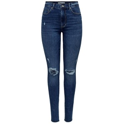 ONLY Skinny-fit-Jeans JOSIE (1-tlg) Fransen blau M