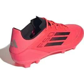 adidas F50 League FG/MG Turbo / Aurora Black / Platinum Metallic 46