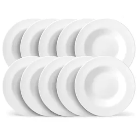 CreaTable 6er-Set CreaTable Pastateller Luminarc Ø 29 cm Glas Weiß