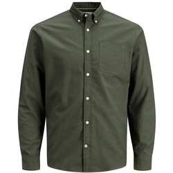 Jack & Jones Herren Freizeit Hemd JJEOXFORD Slim Fit Blau XXL