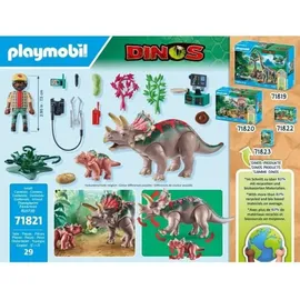 Playmobil Dinos Triceratops mit Jungtier 71821