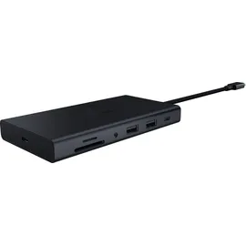 Razer USB-C Dock - Schwarz - 4K, 2xUSB-C, 4xUSB-A, Ethernet, HDMI, 3,5mm Klinke