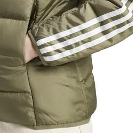 adidas Essentials 3-Streifen Light Daunenjacke Olive Strata XS