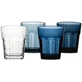 Bo-Camp Mix & Match Trinkglas Wasser Wein Glas 200 ml blau