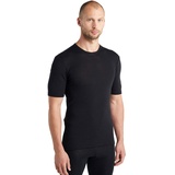 Icebreaker Herren Everyday T-Shirt - Funktionsshirt Herren - 100% Merinowolle Base Layer - Black, S
