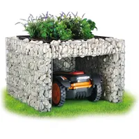 Bellissa Mähroboter-Garage mit Pflanzschale 75x75x53 cm