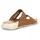 ECCO Cozmo W«, Sommerschuh, Schlappen mit zwei Klettverschlussriemen Gr. 38, braun, - 38/38.5 EU
