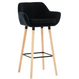 TPFLiving Barhocker 55 x 99 x 46 cm Schwarz