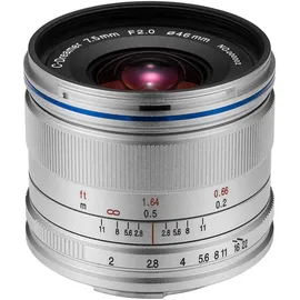 Laowa 7,5 mm F2,0 Standard Micro Four Thirds silber