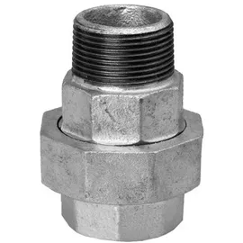 Schmidt, Hermann Hermann Schmidt Temperguss Verschraubung DN 32, 1 1/4" konisch dichtend, Innengewinde/Aussengewinde, verzinkt