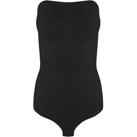 Magic Bodyfashion Shaping-Body MAGIC BODYFASHION "Bandeau Thong Body", Damen, Gr. L, N-Gr, schwarz, Obermaterial: 92% Polyamid, 8% Elasthan, unifarben, eng, ohne Ausschnitt, Bodys, Silikonrand an der Oberseite verhindert das Ausrollen