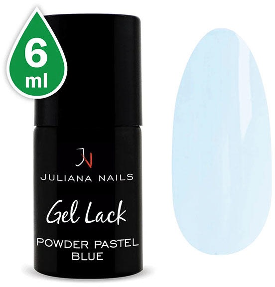 Juliana Nails Gel Lack Pastels Powder Pastel Blue, Flasche 6 ml