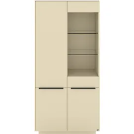 Set One by Musterring Standvitrine Reno 92 x 42 x 193 cm Braun