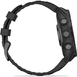 Garmin fenix 8 AMOLED 47 mm schwarz / schiefergrau mit QuickFit Silikon-Armband 22 mm