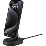 Belkin BoostCharge Pro Qi2 verstellbare kabellose magnetische Ladestation mit Qi2 (15 W) schwarz