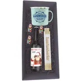 Geschenkbox - X-MAS - Bier - Emaille Metall-Becher - Handwerker - Zollstock - Weihnachten - Papa - Mann - Nikolaus, Zollstöcke:-Matthias