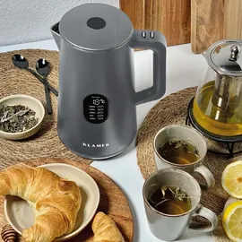 Klamer Wasserkocher 1,5 l Grau