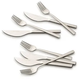 Echtwerk Bari Pizzabesteck Set 8-tlg. silber