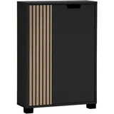 Schildmeyer Ryker Highboard 59,8 x 19,5 x 85,2 cm schwarz