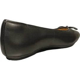 FitFlop DELICATO Bow Soft Leather Ballet Flats Black