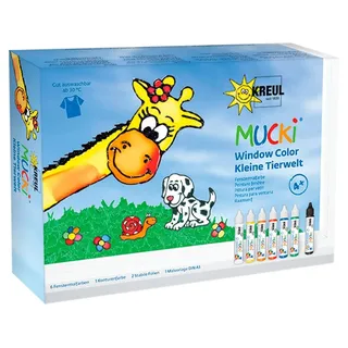 Kreul MUCKI Window Color Set Kleine Tierwelt