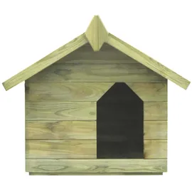 vidaXL Hundehütte mit öffnendem Dach Imprägniertes Kiefernholz