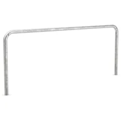 Fahrrad Anlehnbügel 9140 | 2000mm | Fahrradständer für 2 Fahrräder | zum Einbetonieren | Anlehnbügel Anlehnparker Einzelständer