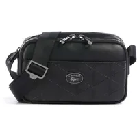 Lacoste Nomogramme Umhängetasche Leder Black