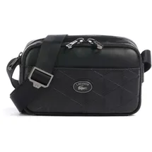 Lacoste Nomogramme Umhängetasche Leder Black