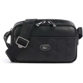 Lacoste Nomogramme Umhängetasche Leder Black