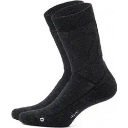 SOCKEN AUS MERINOWOLLE dunkelgrau 37/39