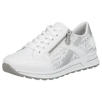 Rieker Sneaker Low Silber/Weiß Damen Weite 42