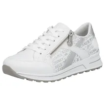 Rieker Sneaker Low Silber/Weiß Damen Weite 42