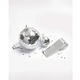 Folia Mosaiksteine Mirror Tile Rolls S Silber 2 St.