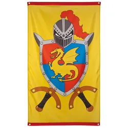 Ritter Wappen Fahne 150 x 90cm - OS