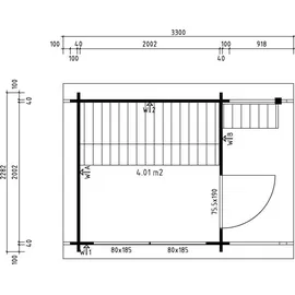 FinnTherm Lizzy S ohne Ofen