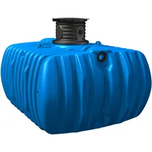 4rain Flachtank 5000 l blau