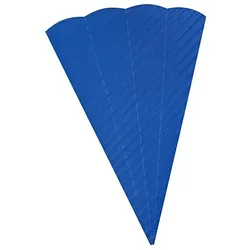 Wellpappe-Schultüte, blau, 68 cm
