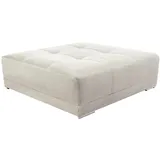 Jockenhöfer Hocker Moldau XXL Polyester 120 x 39 x 120 cm Beige/Grau