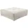 Jockenhöfer Hocker Moldau XXL Polyester 120 x 39 x 120 cm Beige/Grau