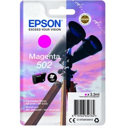 Epson Original 502 Fernglas Druckerpatrone - magenta (C13T02V34010)