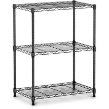 Royal Catering Steckregal Metall 60 x 35 x 77 cm schwarz