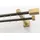 GARESA Gardinenschiene GARESA "Cubus, Quader Innenlauf", beige (natur, chromfarben), L:240cm, Gardinenstangen, Gardinenschiene, Innenlauf-Vorhanggarnitur, verlängerbar, Holz-Aluminium