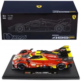 BBURAGO 18-16312 - Ferrari Deluxe 499P LMH #50 '24 rot 1:18