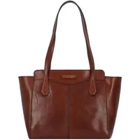 the Bridge Gloria Shopper Tasche Leder 30 cm braun